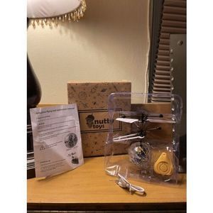 Nutty Toys Kid’s Light Up Flying Ball Spinner Drones Ball New In Box Gift